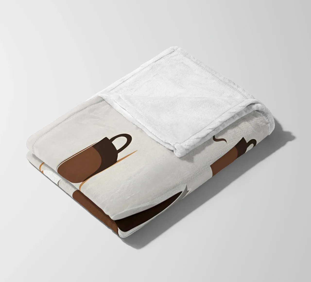 Sagoma di una tazza di caffè coperta in pile da LIFESTYLE OBJECTS