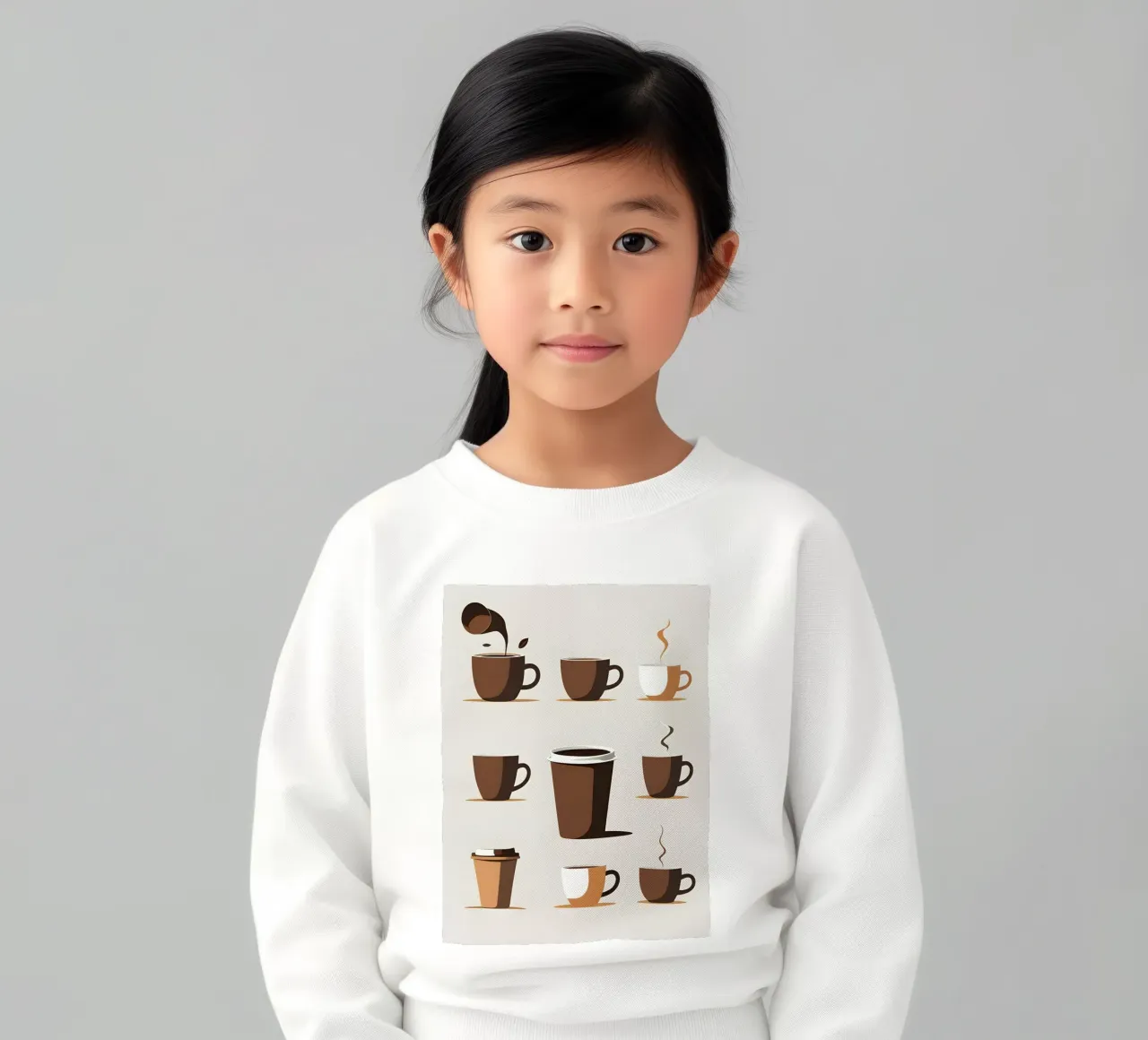 Sagoma di una tazza di caffè felpa bambino da LIFESTYLE OBJECTS