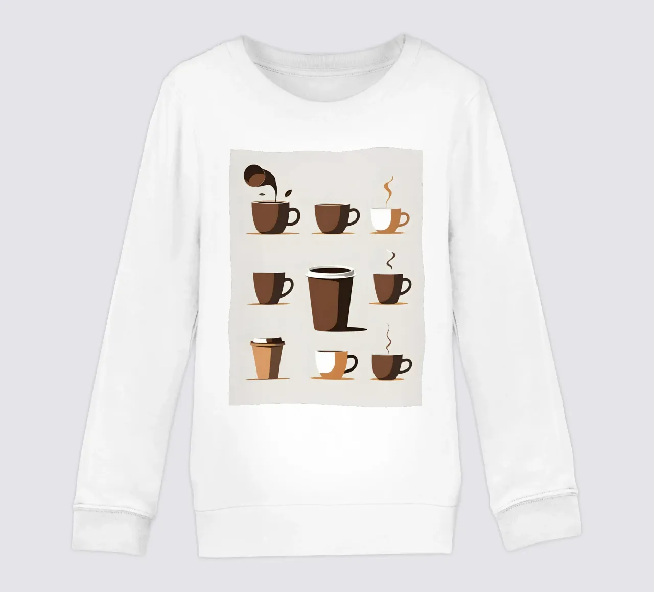 Sagoma di una tazza di caffè felpa bambino da LIFESTYLE OBJECTS