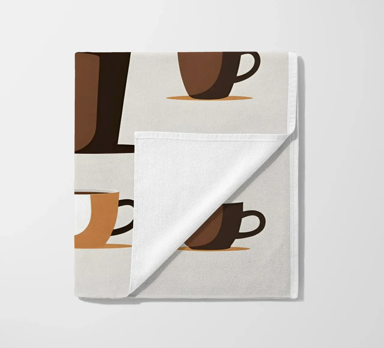 Sagoma di una tazza di caffè telo mare da LIFESTYLE OBJECTS