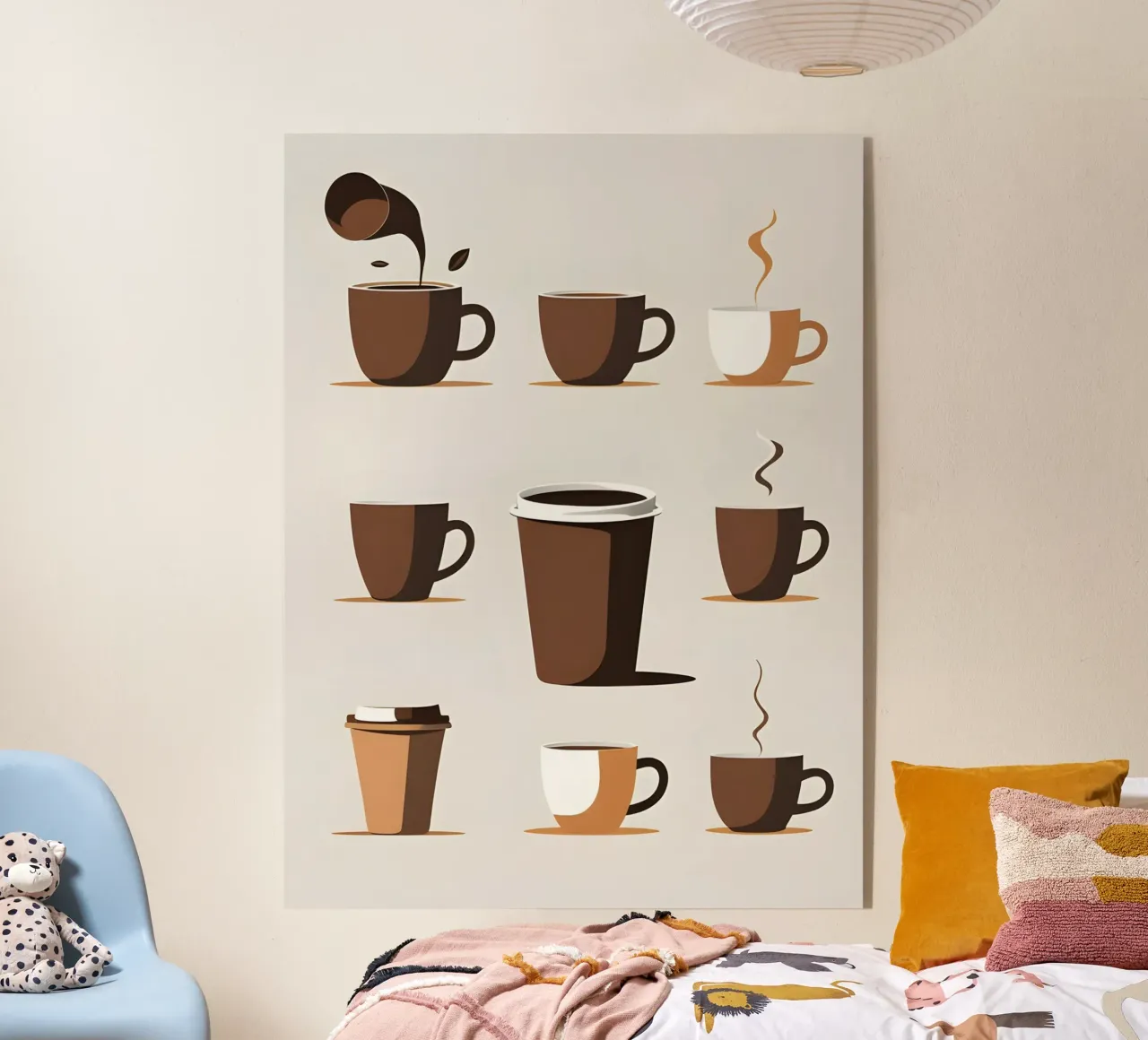 Sagoma di una tazza di caffè plexiglass da LIFESTYLE OBJECTS