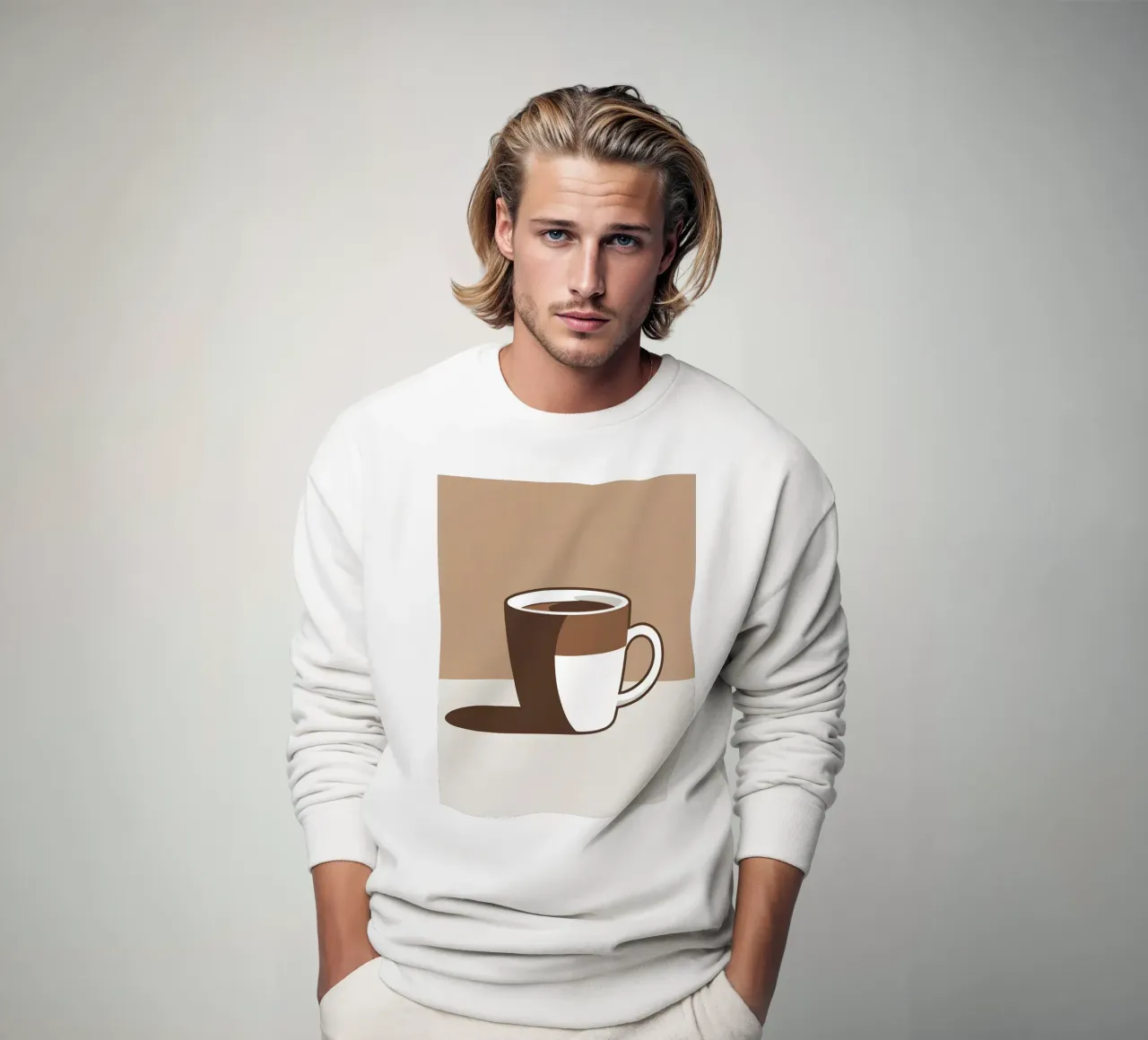 Sagoma di una tazza di caffè felpa da LIFESTYLE OBJECTS