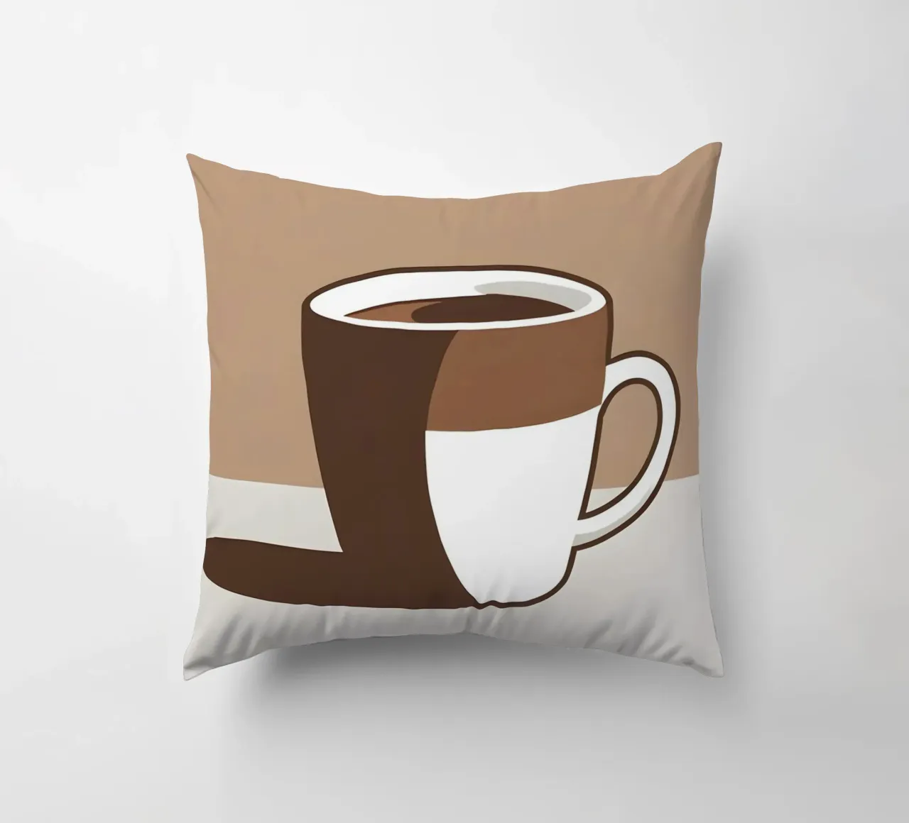 Sagoma di una tazza di caffè cuscino da LIFESTYLE OBJECTS