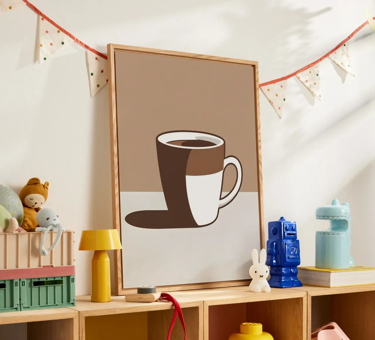 Sagoma di una tazza di caffè plexiglass da LIFESTYLE OBJECTS