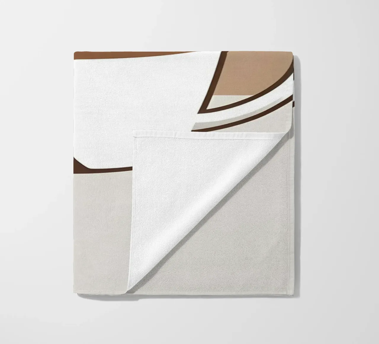 Sagoma di una tazza di caffè telo mare da LIFESTYLE OBJECTS