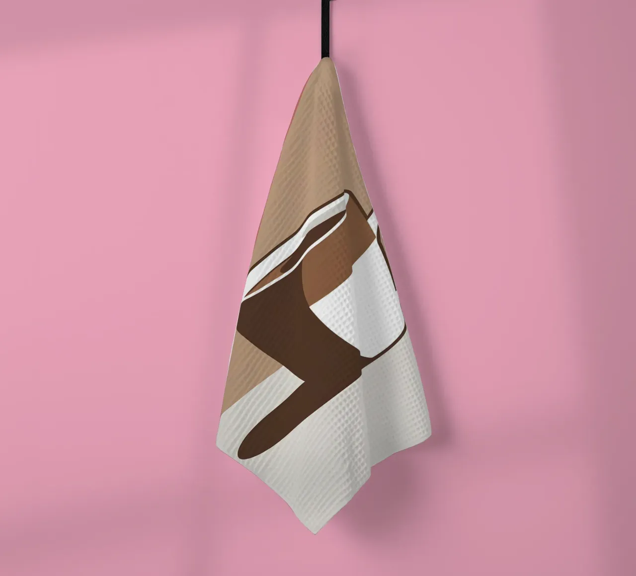 Sagoma di una tazza di caffè canovaccio da cucina da LIFESTYLE OBJECTS