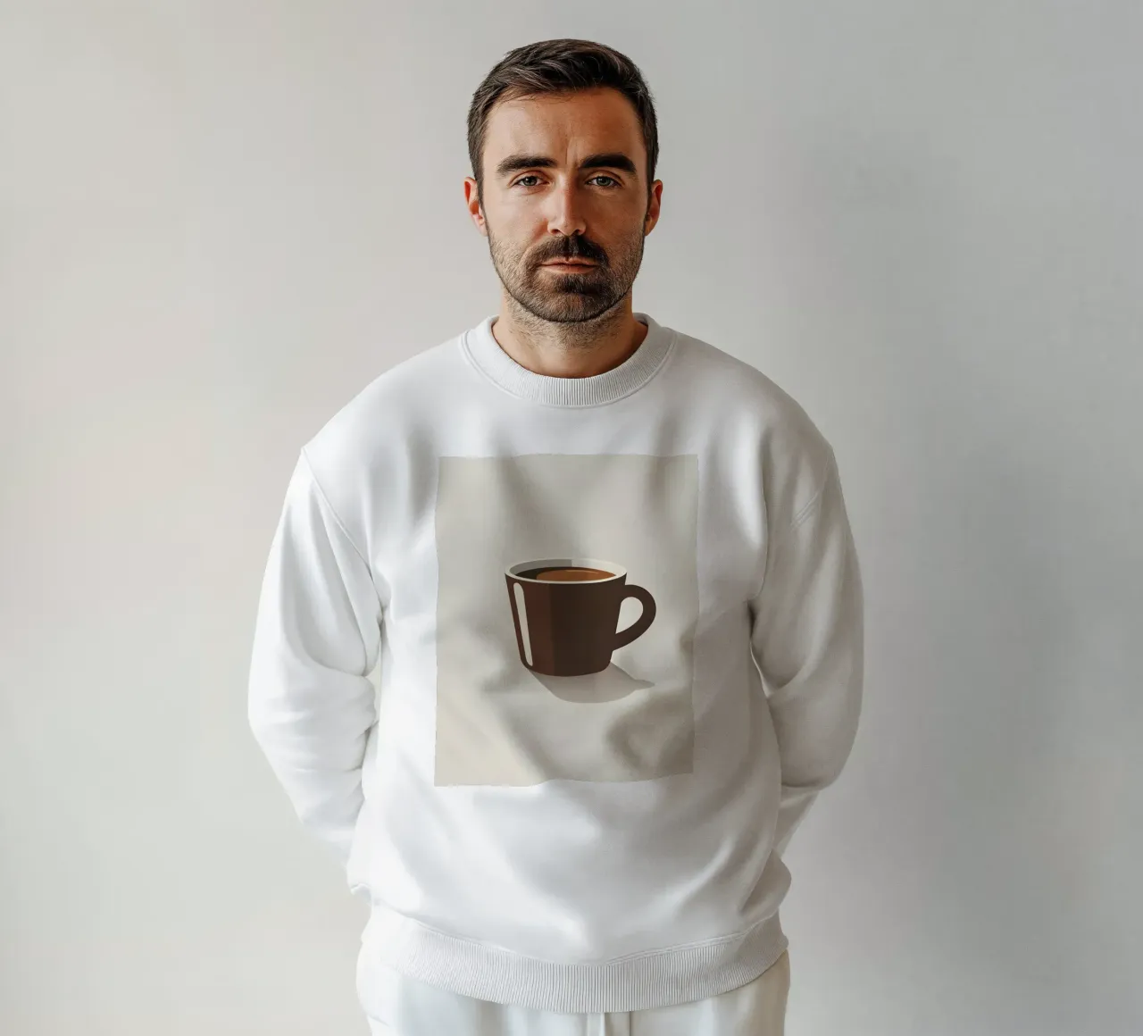 Sagoma di una tazza di caffè felpa da LIFESTYLE OBJECTS