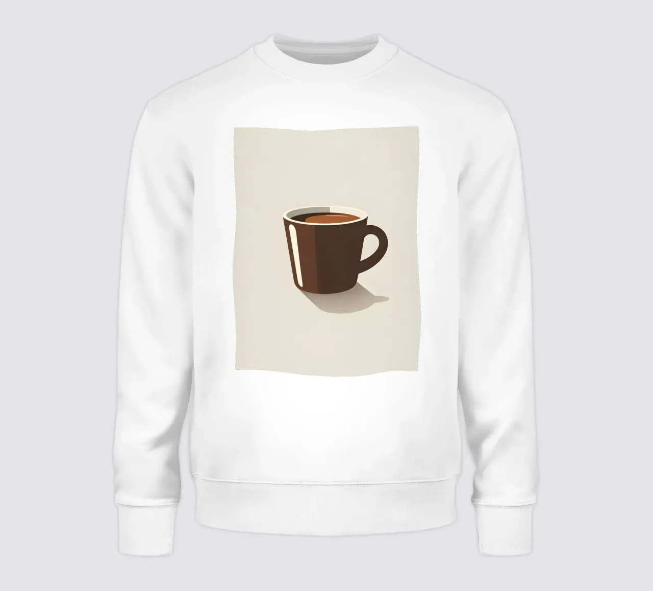 Sagoma di una tazza di caffè felpa da LIFESTYLE OBJECTS