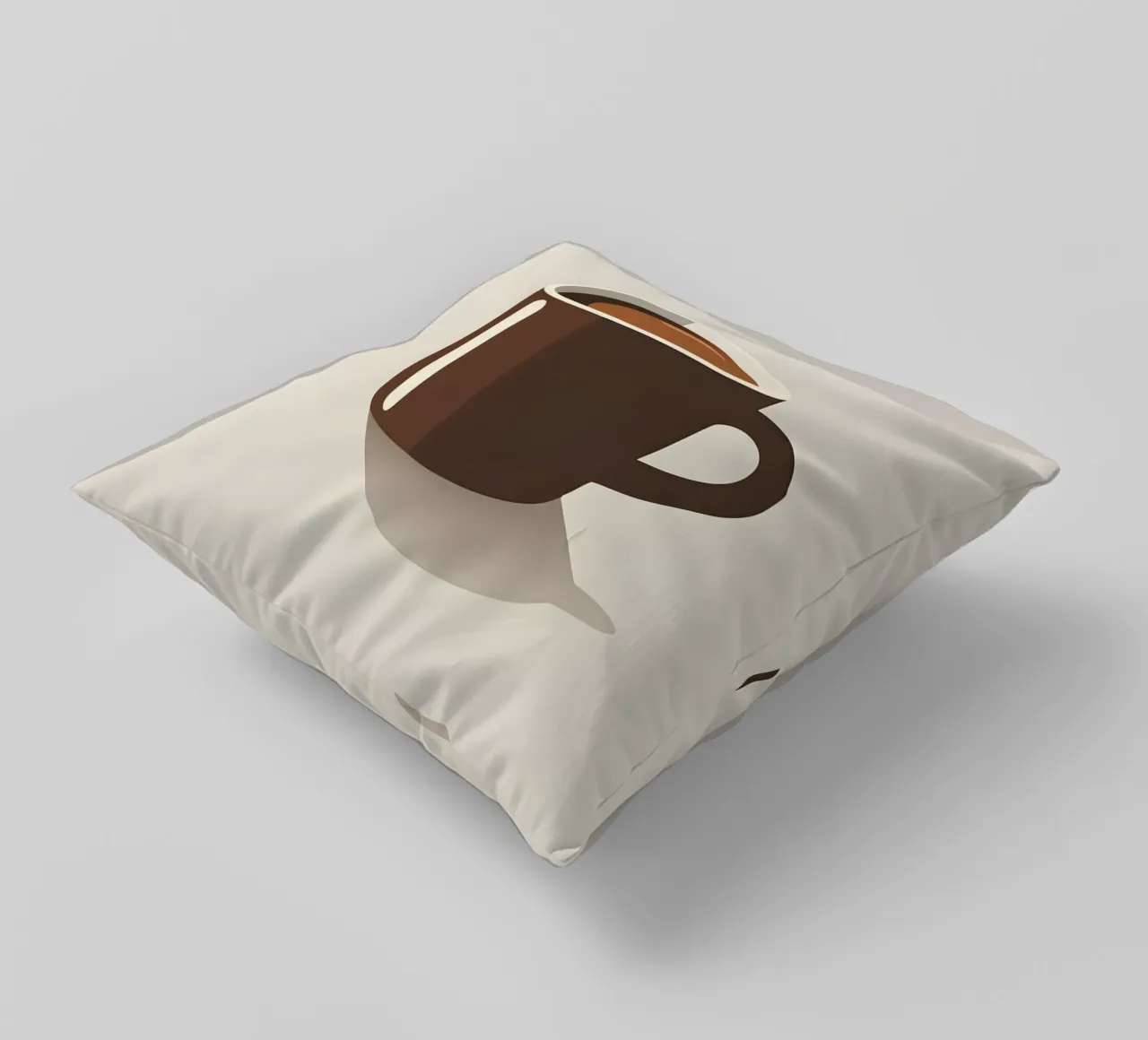 Sagoma di una tazza di caffè cuscino da LIFESTYLE OBJECTS
