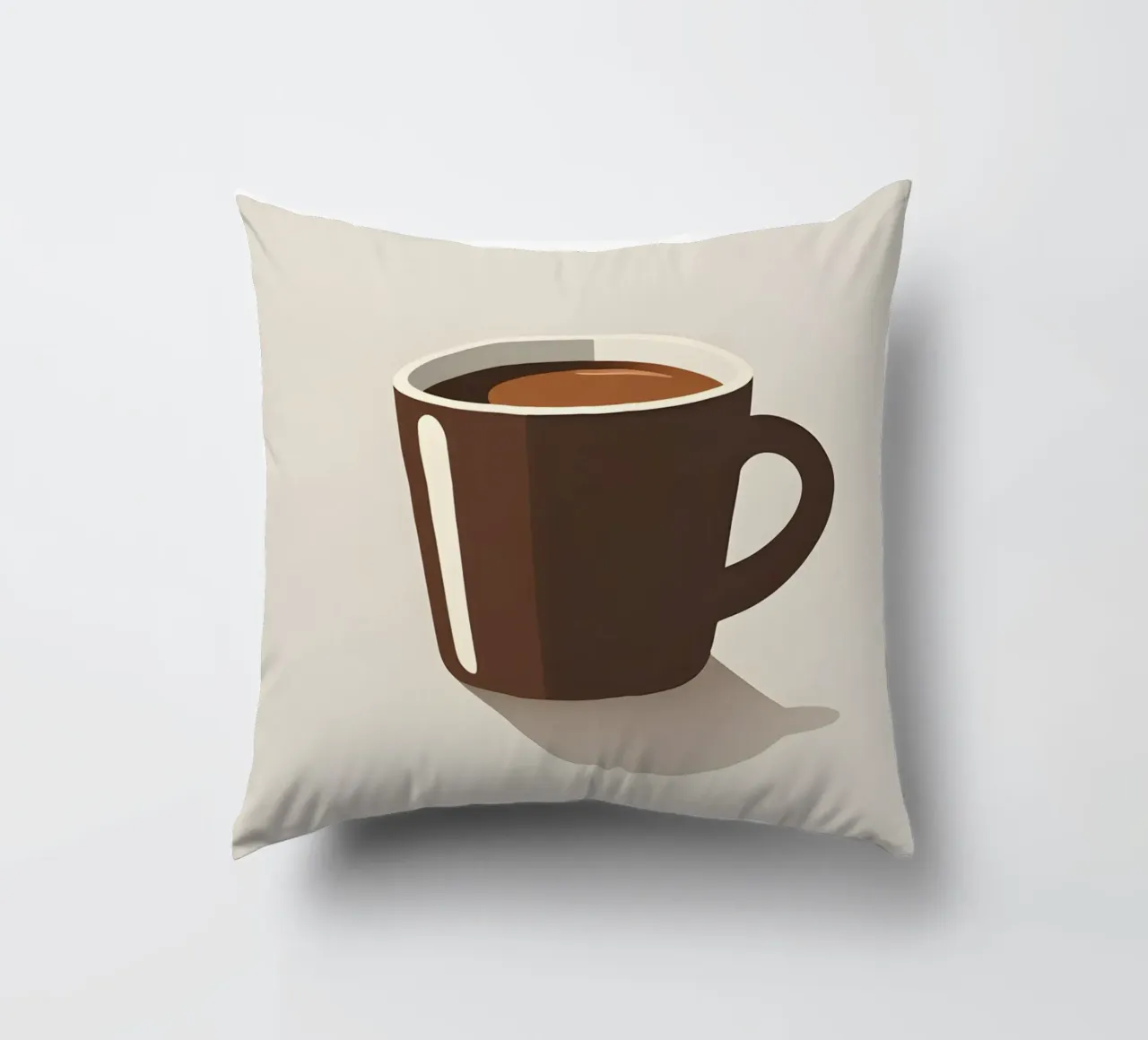 Sagoma di una tazza di caffè cuscino da LIFESTYLE OBJECTS
