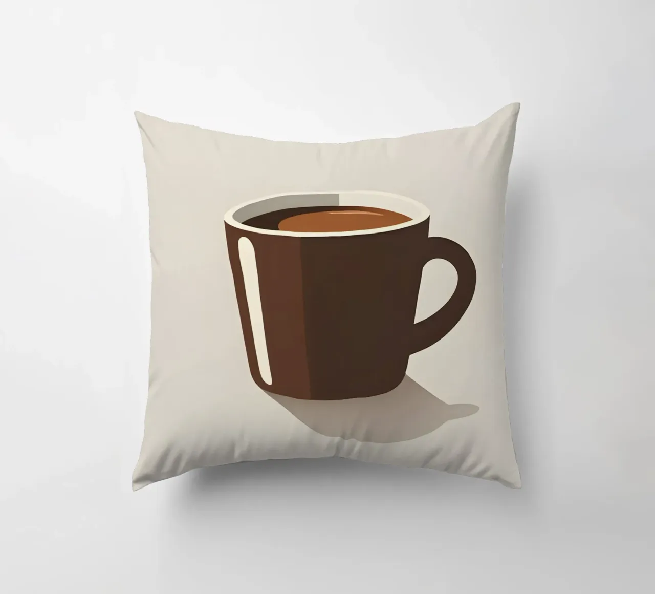 Sagoma di una tazza di caffè cuscino da LIFESTYLE OBJECTS