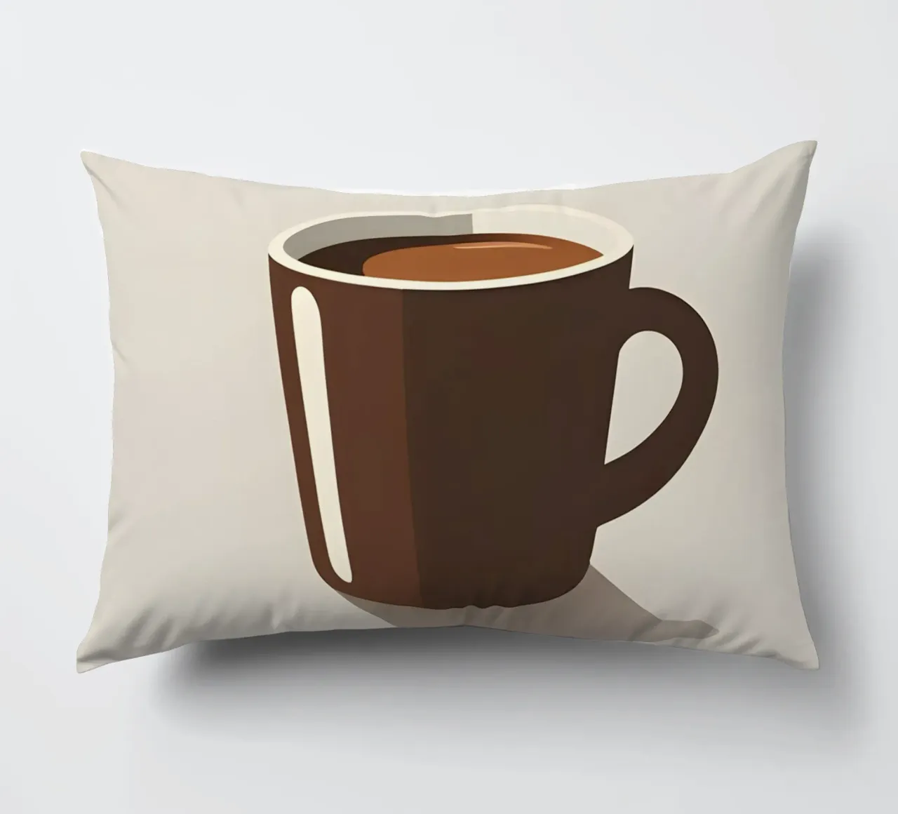 Sagoma di una tazza di caffè cuscino da LIFESTYLE OBJECTS