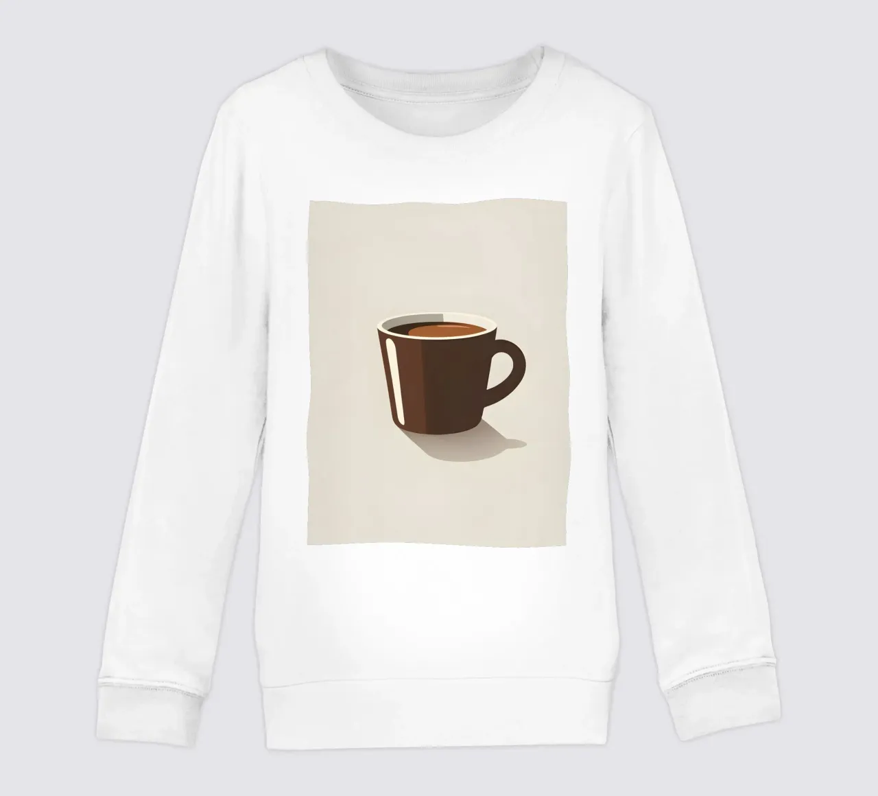 Sagoma di una tazza di caffè felpa bambino da LIFESTYLE OBJECTS