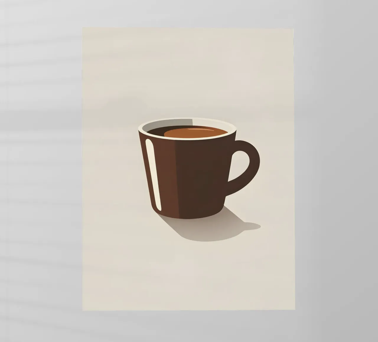 Sagoma di una tazza di caffè pellicola backlit da LIFESTYLE OBJECTS