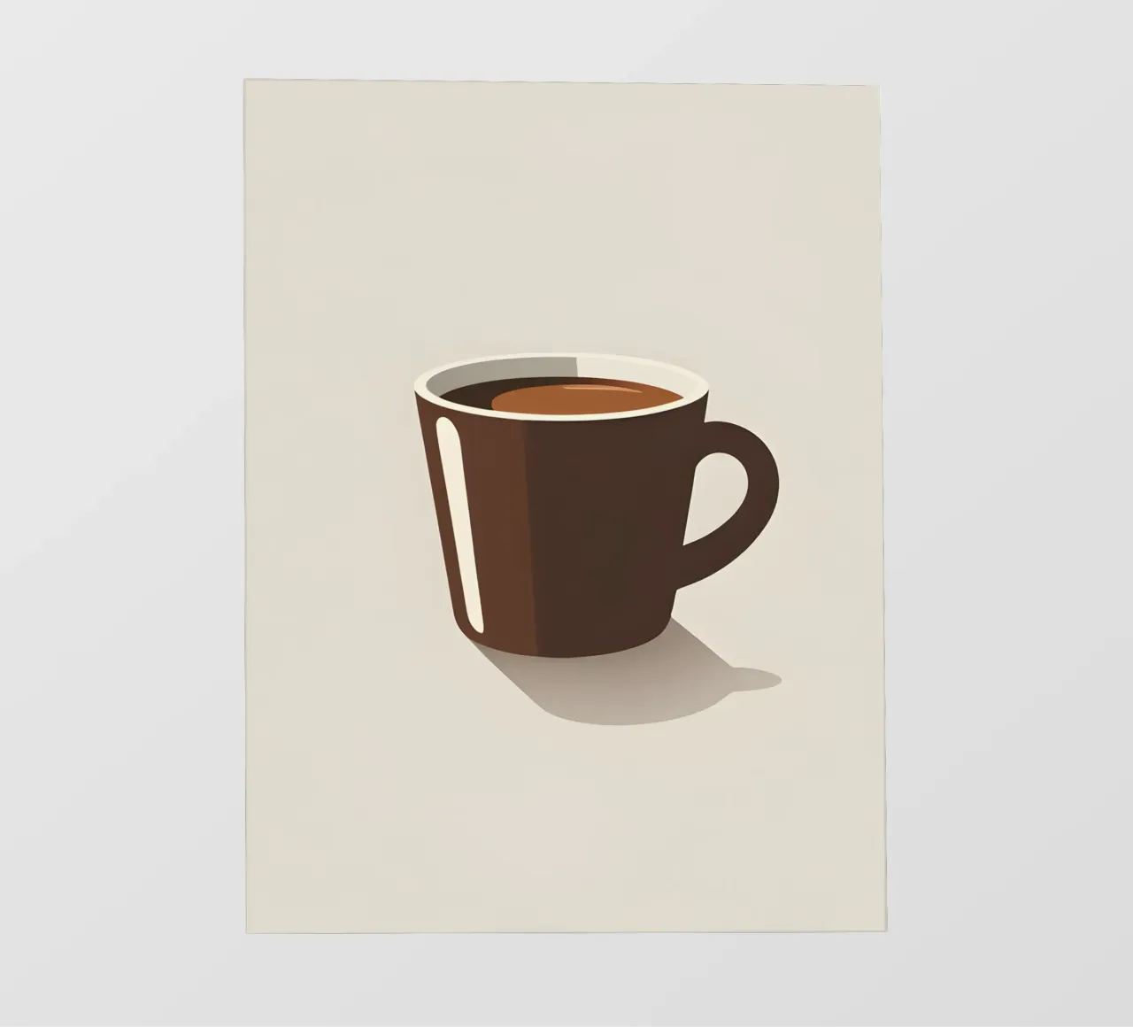 Sagoma di una tazza di caffè pellicola backlit da LIFESTYLE OBJECTS