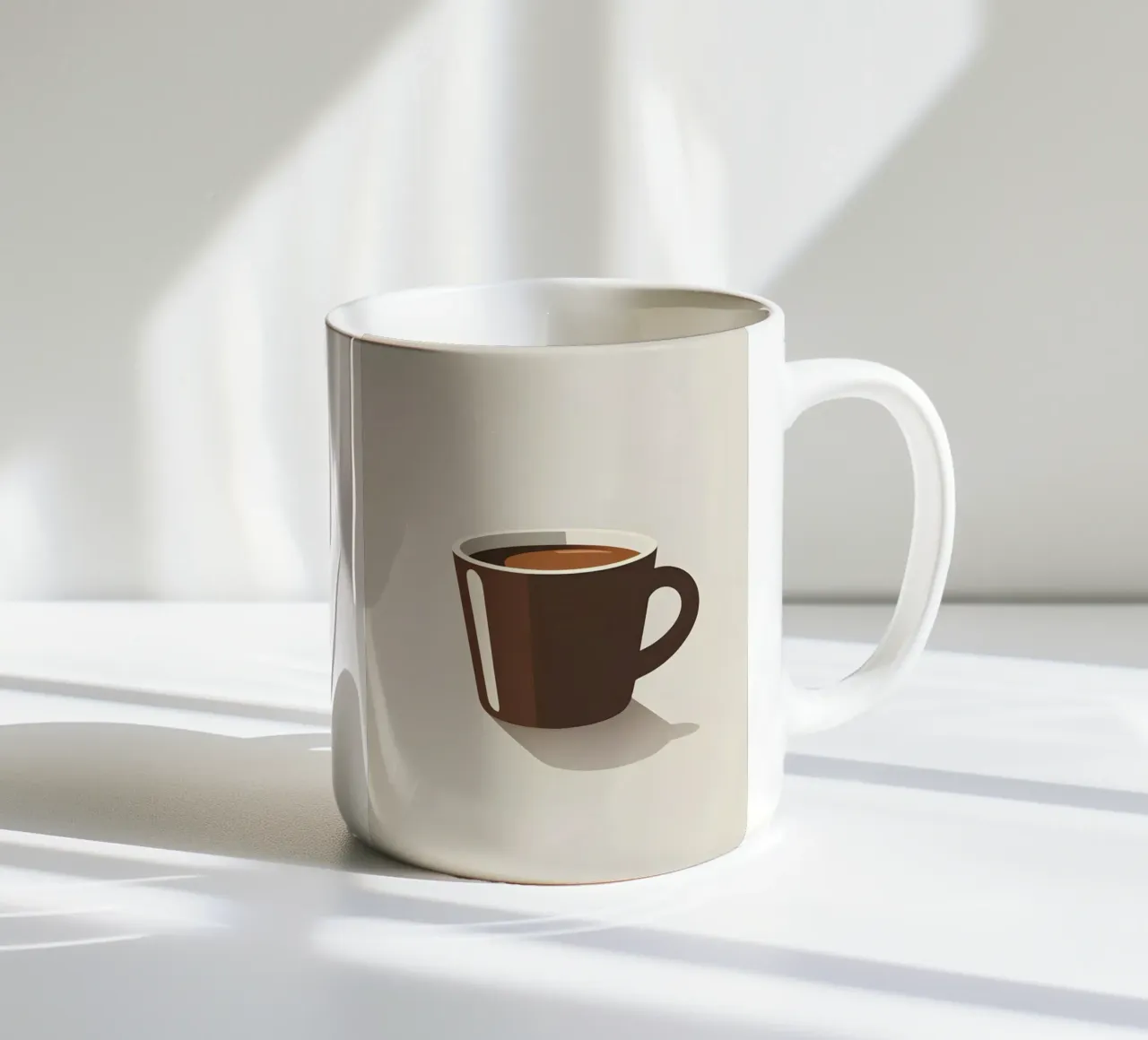 Sagoma di una tazza di caffè tazza in ceramica da LIFESTYLE OBJECTS