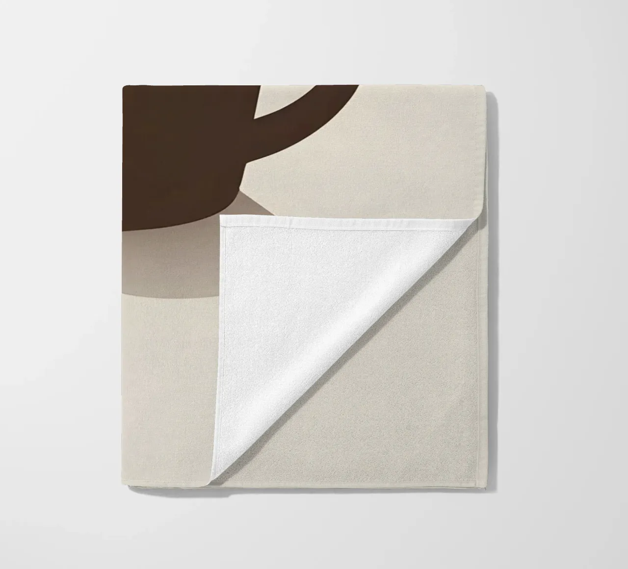 Sagoma di una tazza di caffè telo mare da LIFESTYLE OBJECTS