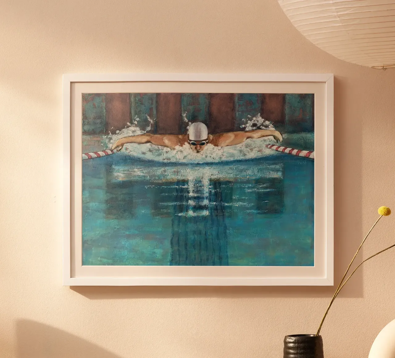 Nuotatore di delfini - Sarah Morrissette poster da Rachelwhell