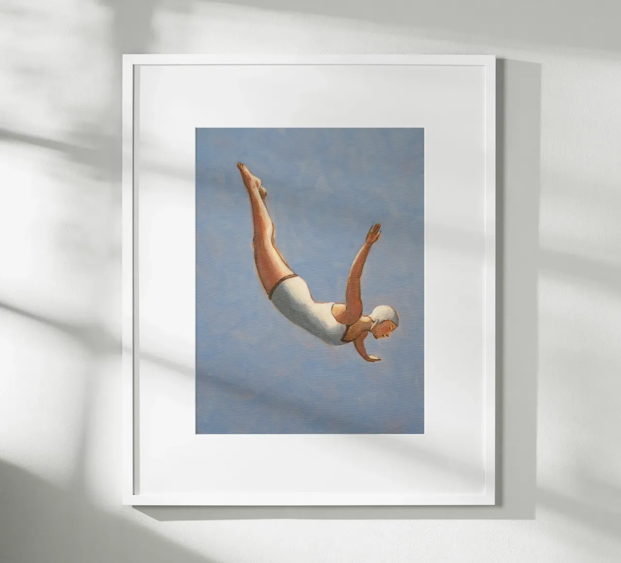 Graublauer Turmspringer - Sarah Morrissette Poster von Rachelwhell