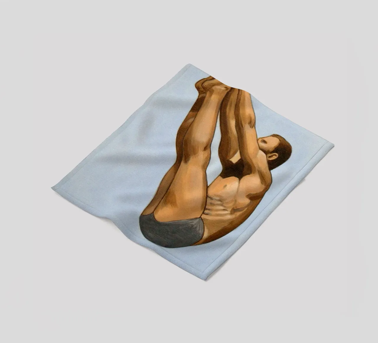 High Diver (Side View) - Sarah Morrissette coperta in pile da Rachelwhell