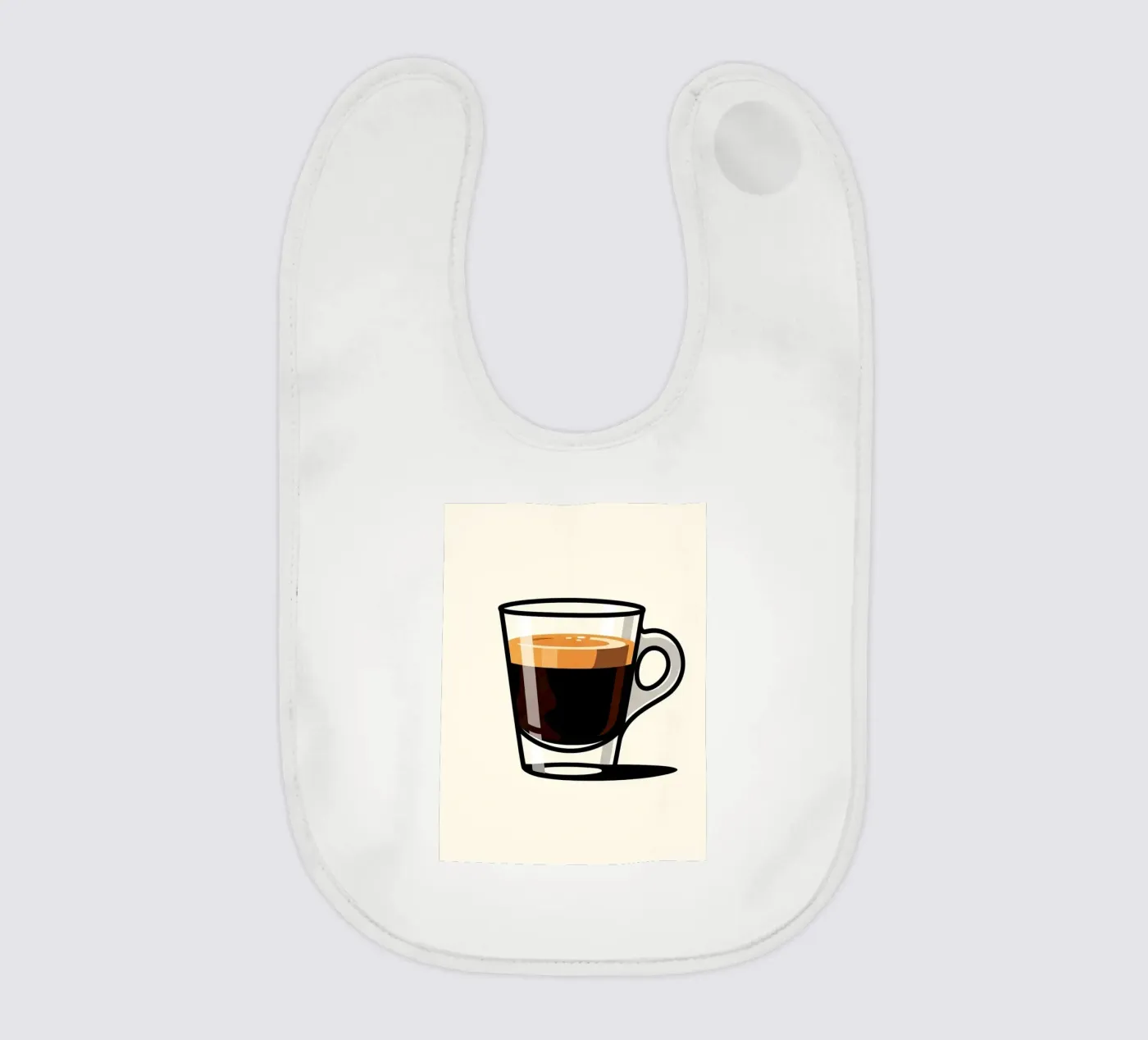 Espresso Babylätzchen von LIFESTYLE OBJECTS