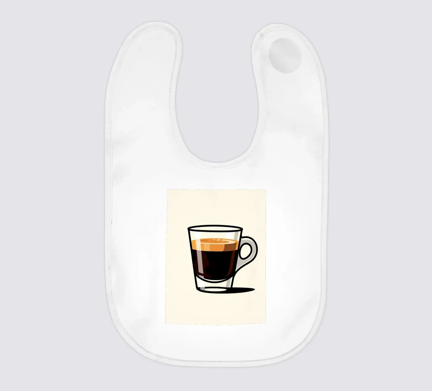 Espresso Babylätzchen von LIFESTYLE OBJECTS