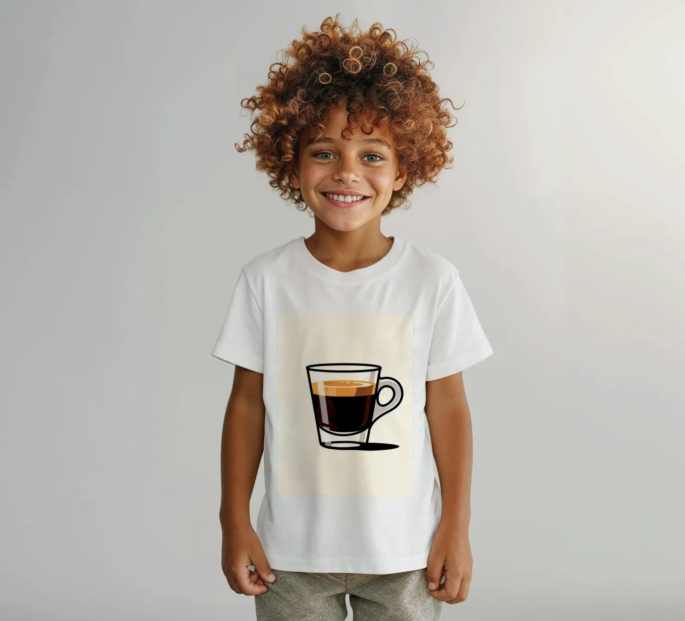 espresso kinder t-shirt van LIFESTYLE OBJECTS