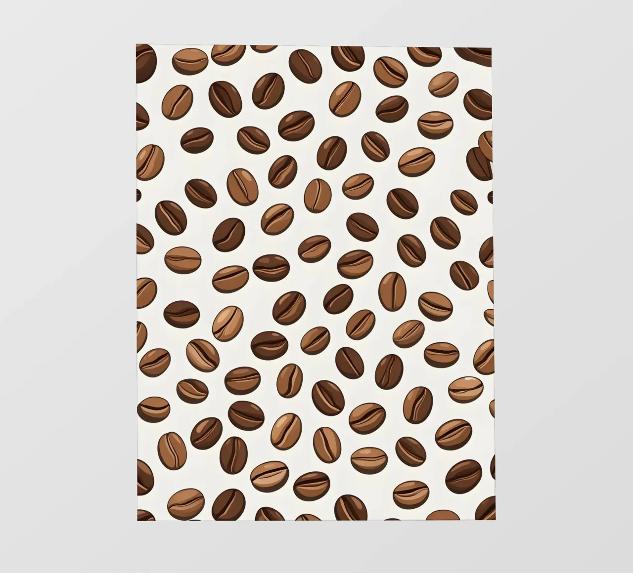 Coffee beans pattern fotobehang van LIFESTYLE OBJECTS