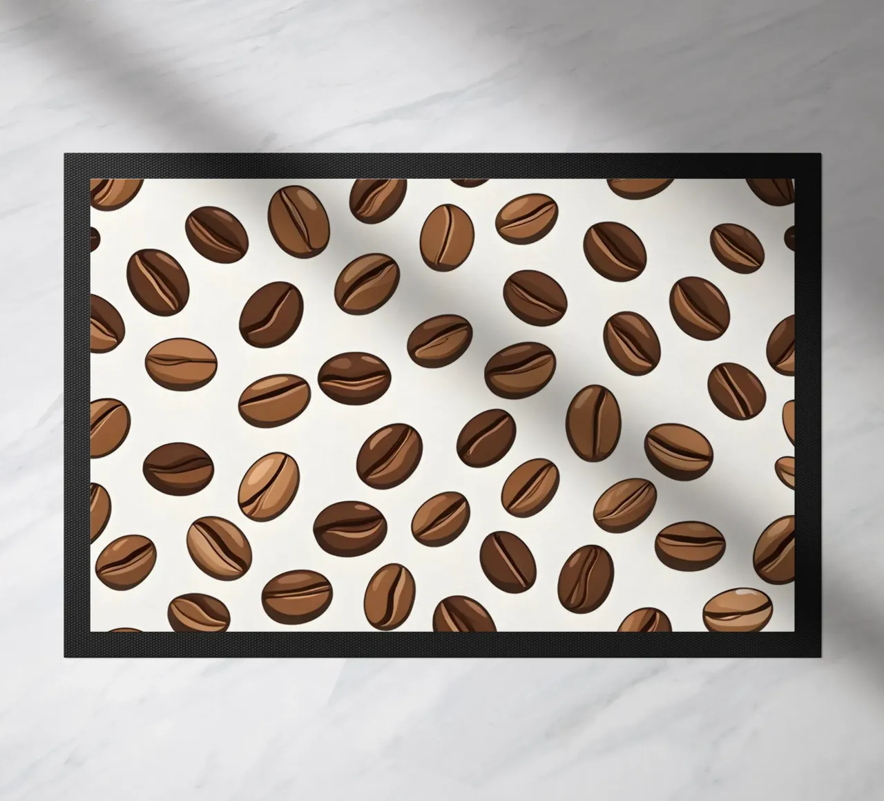 Coffee beans pattern doormat by LIFESTYLE OBJECTS
