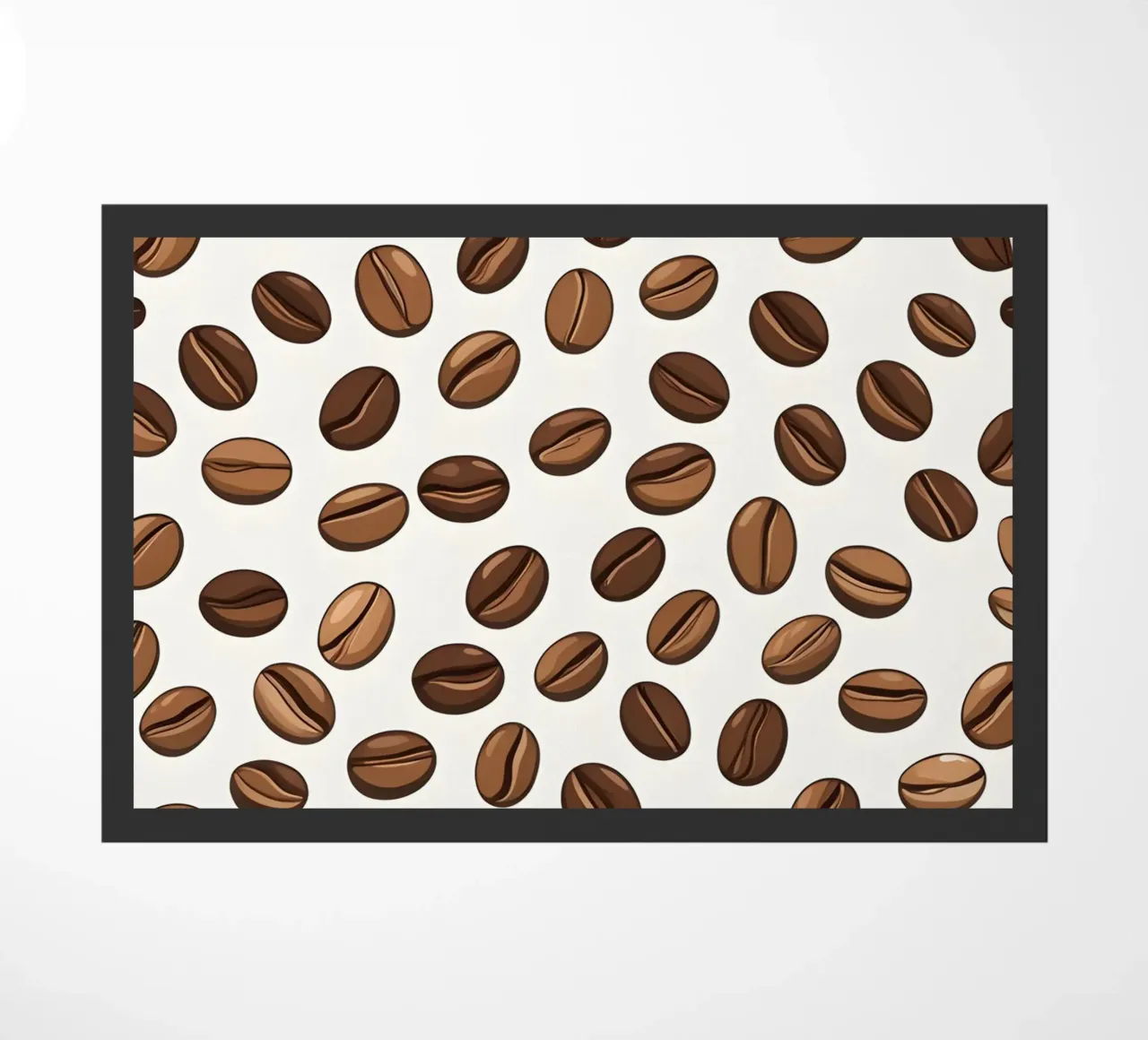 Coffee beans pattern doormat by LIFESTYLE OBJECTS
