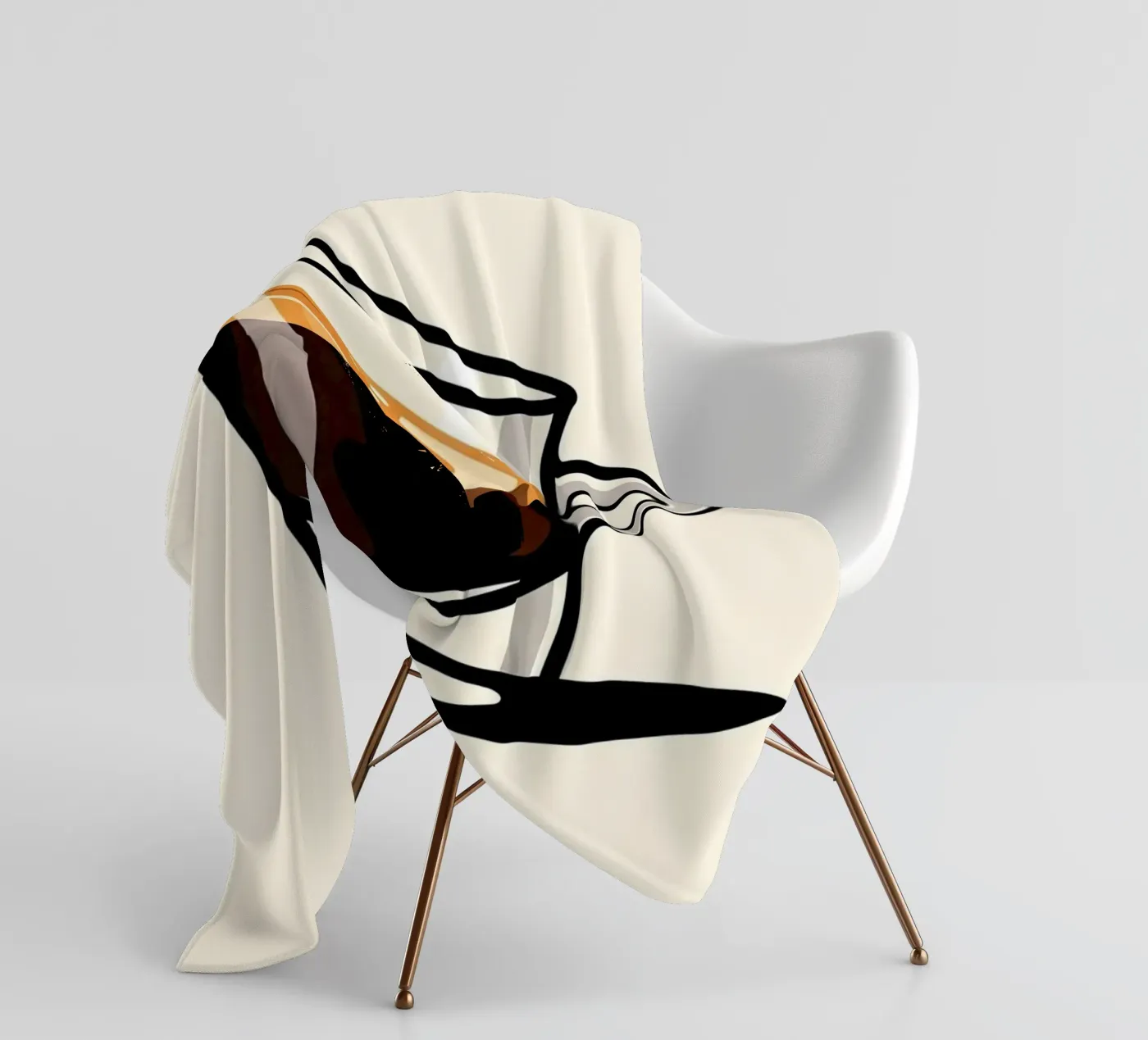 espresso fleece blanket by LIFESTYLE OBJECTS