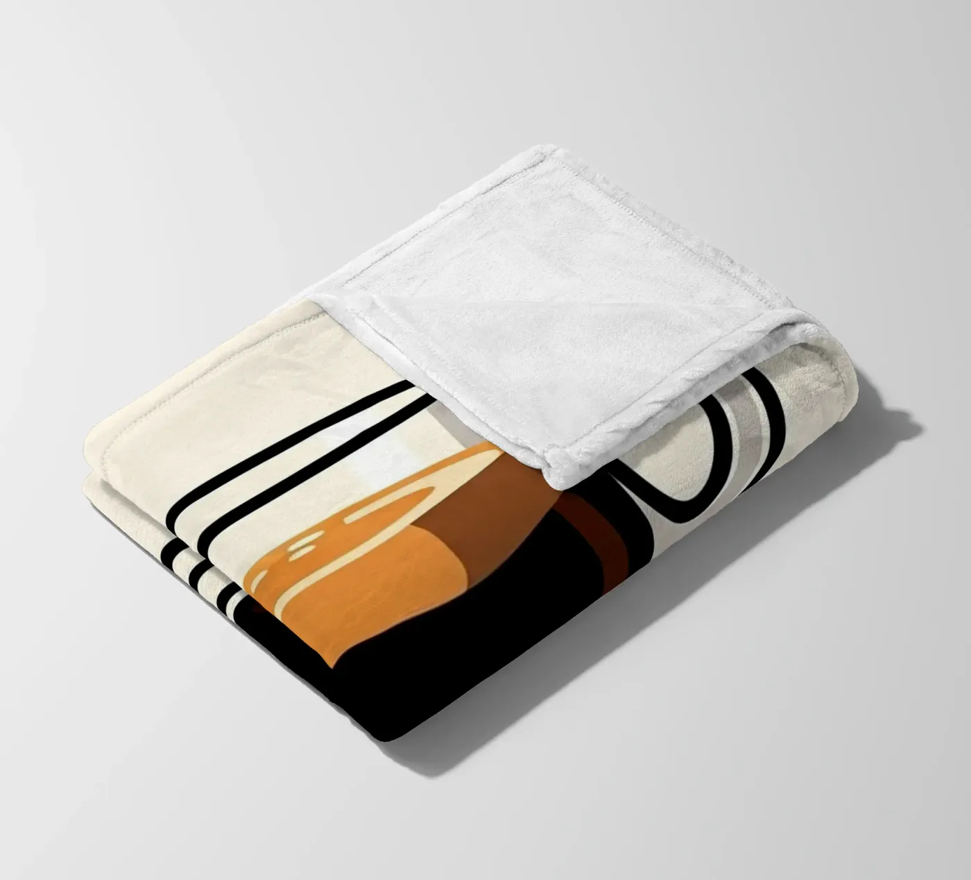espresso fleece blanket by LIFESTYLE OBJECTS
