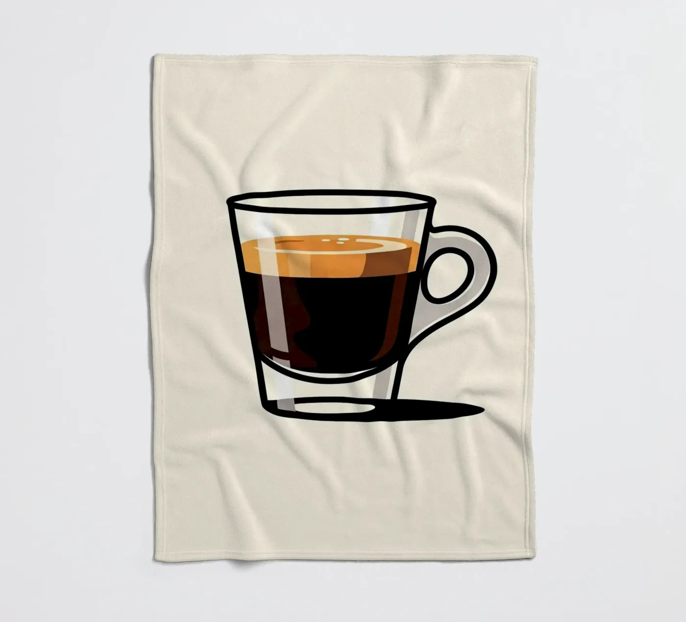 espresso fleece blanket by LIFESTYLE OBJECTS