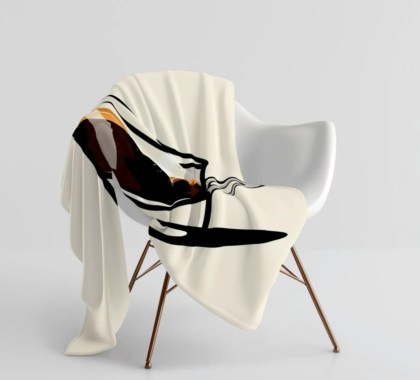 espresso fleece blanket by LIFESTYLE OBJECTS