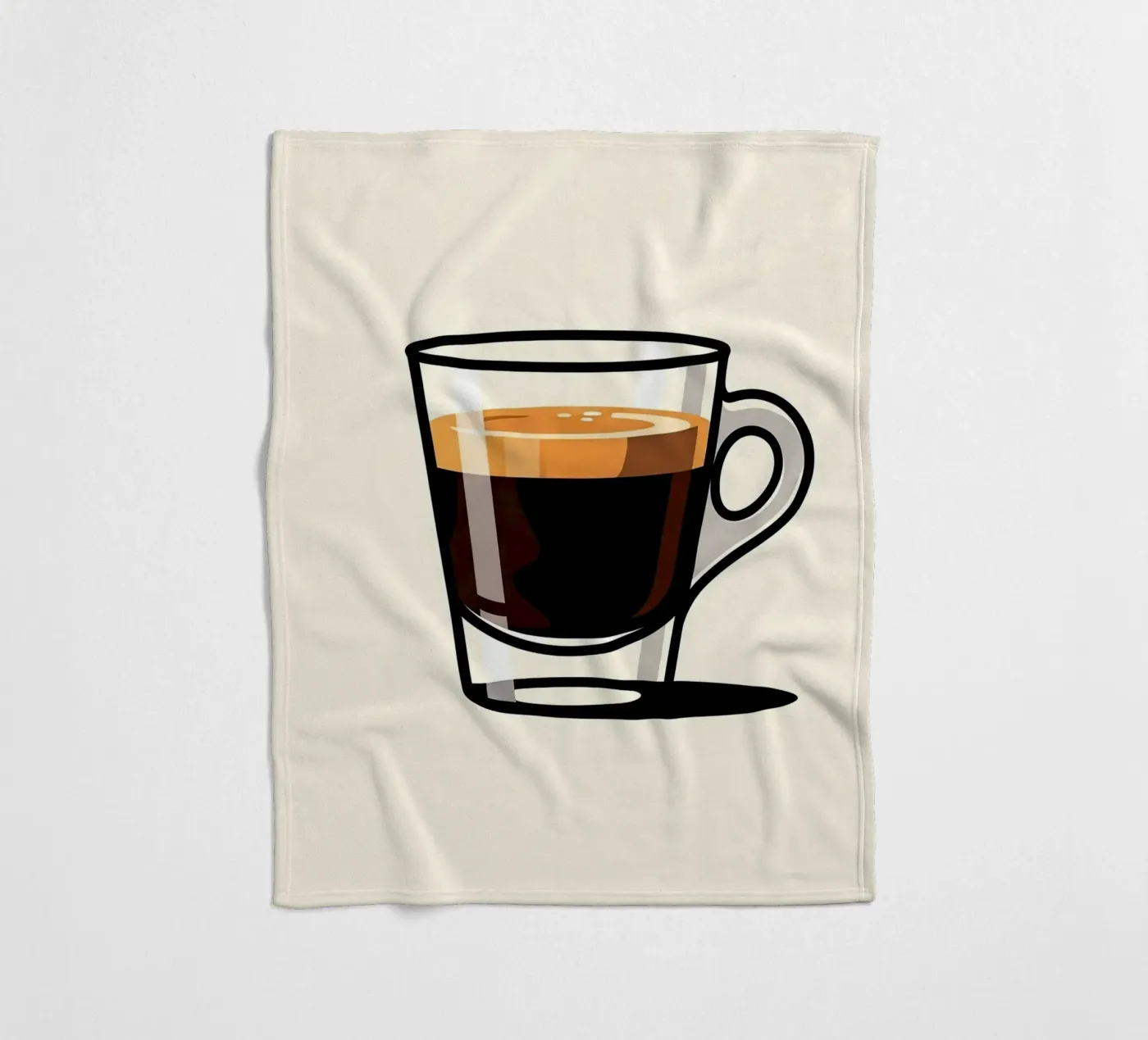 espresso fleece blanket by LIFESTYLE OBJECTS