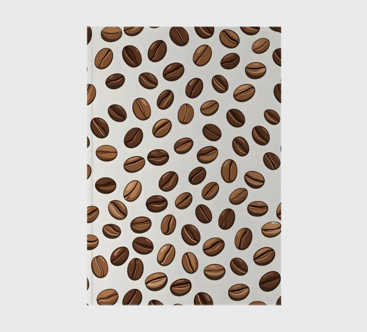 Coffee beans pattern notebook by LIFESTYLE OBJECTS