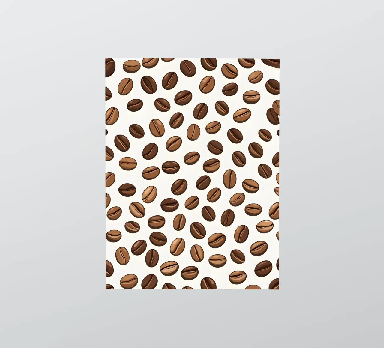 Coffee beans pattern sticker by LIFESTYLE OBJECTS