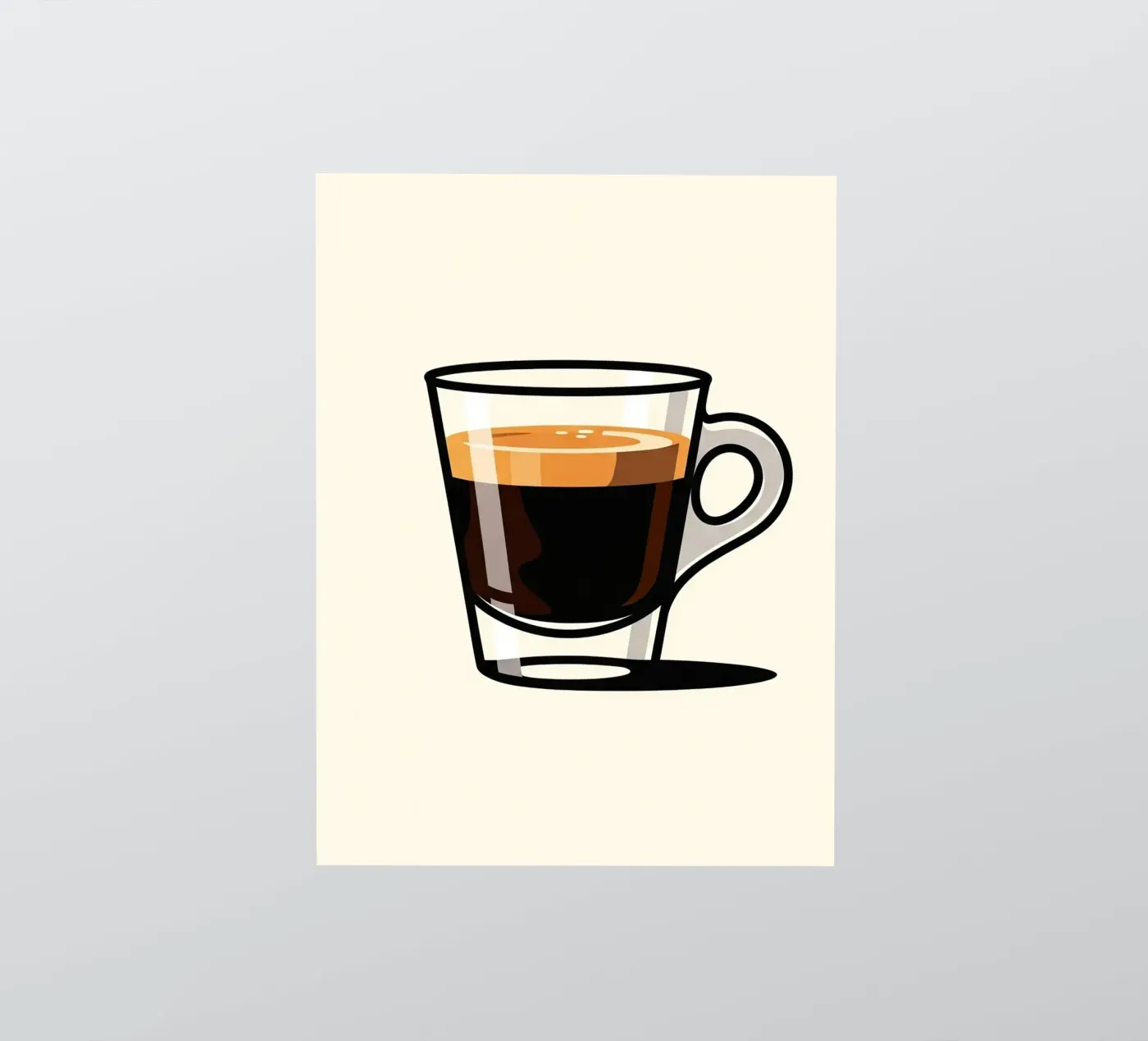 espresso Sticker von LIFESTYLE OBJECTS