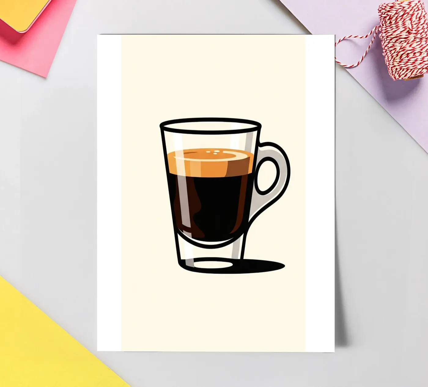 espresso sticker sheet by LIFESTYLE OBJECTS