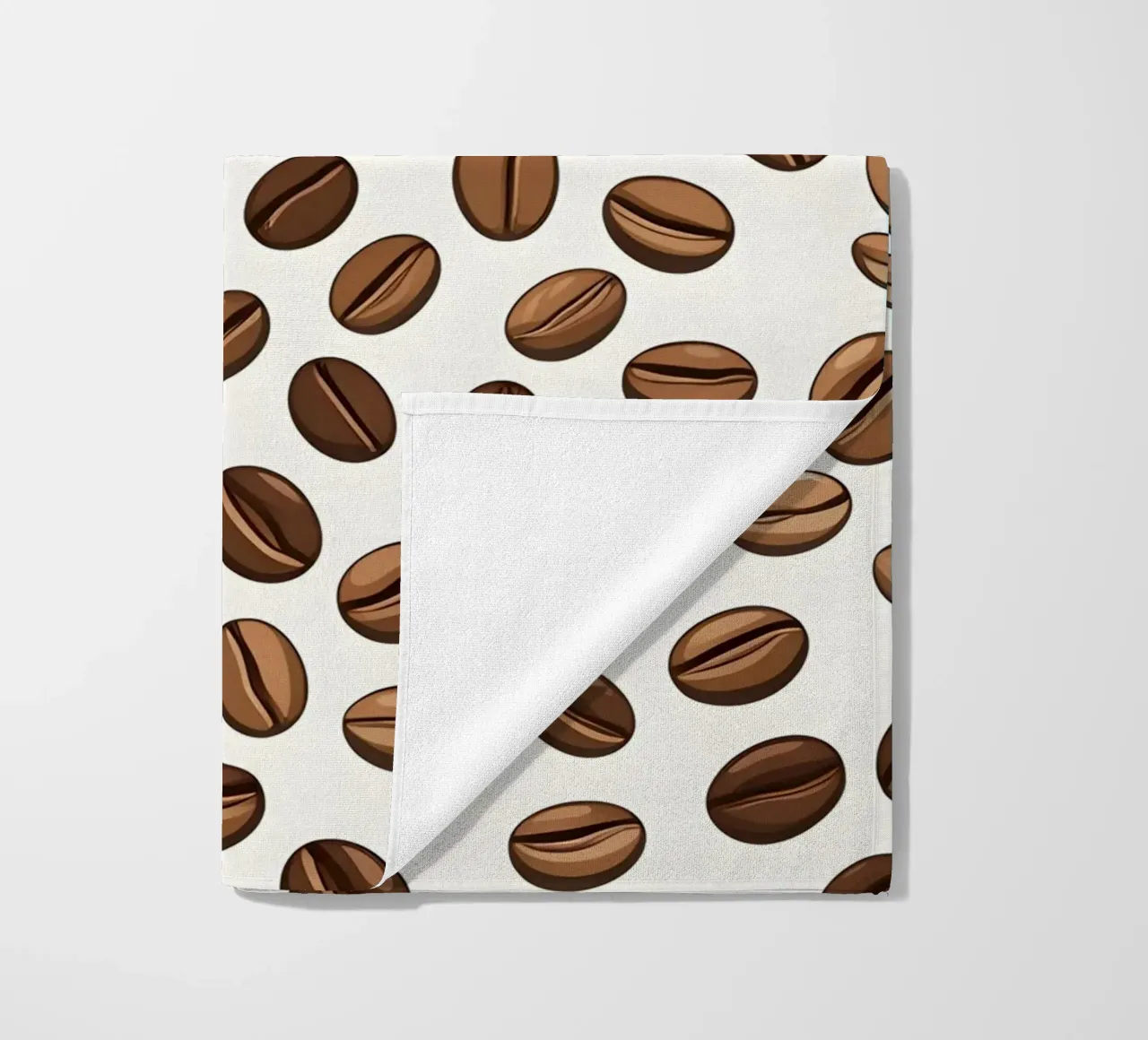 Coffee beans pattern telo mare da LIFESTYLE OBJECTS