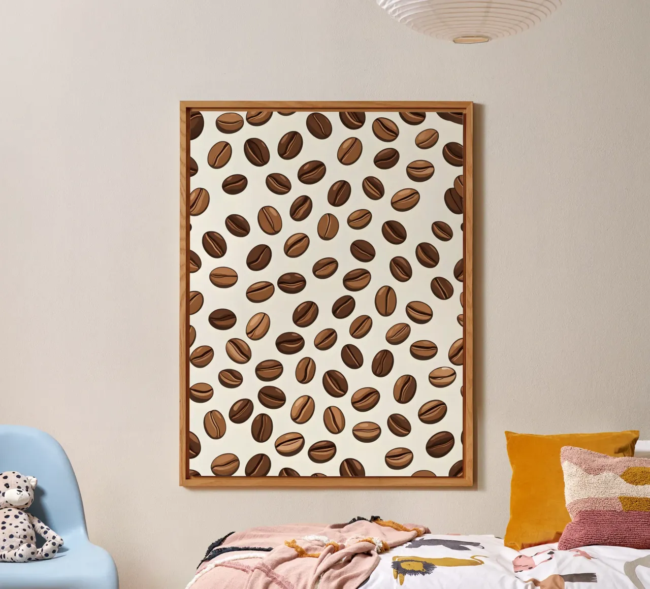 Coffee beans pattern forex plate by LIFESTYLE OBJECTS