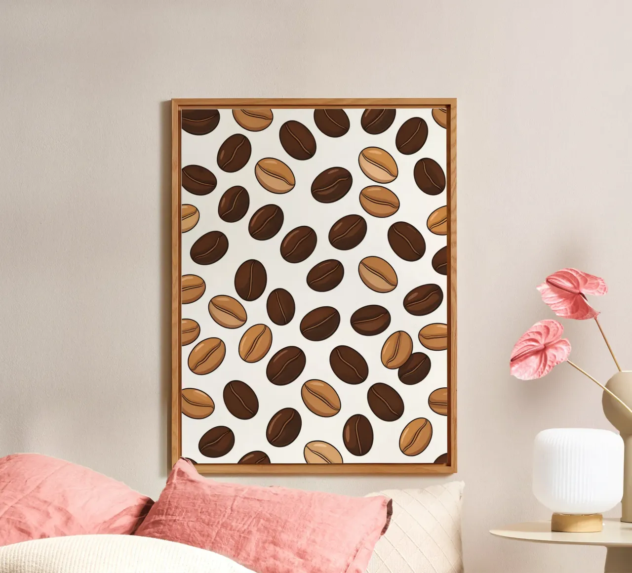 Coffee beans pattern forex plate by LIFESTYLE OBJECTS