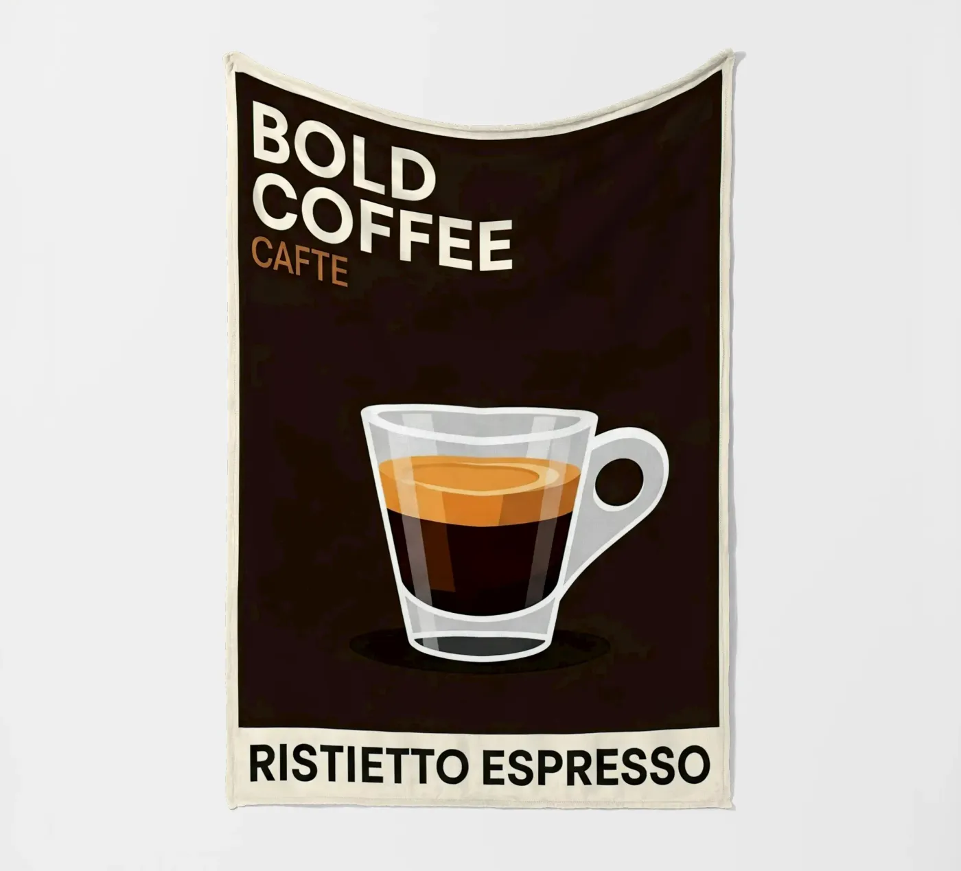 Espresso Fleecedecke von LIFESTYLE OBJECTS