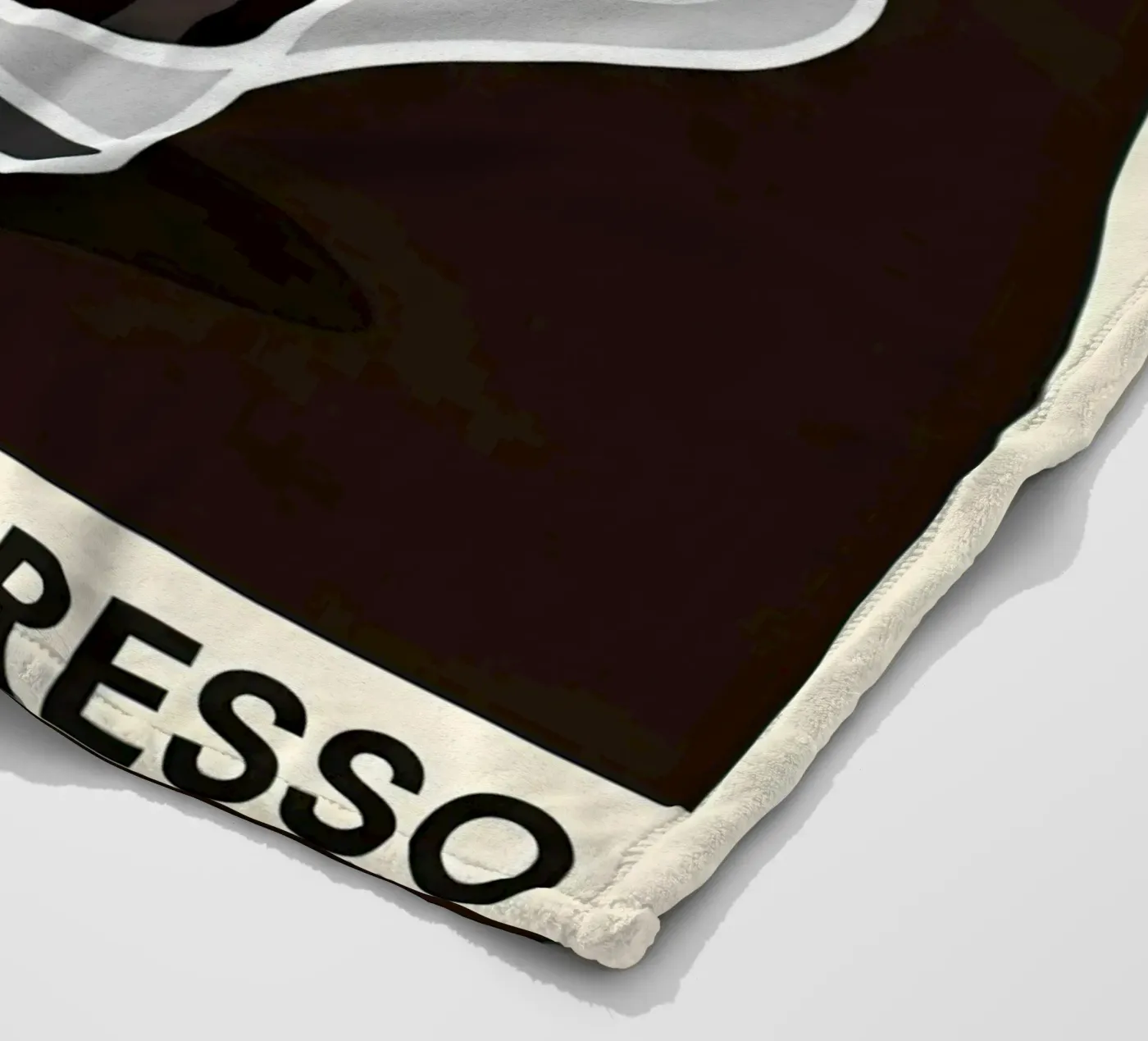 Espresso Fleecedecke von LIFESTYLE OBJECTS