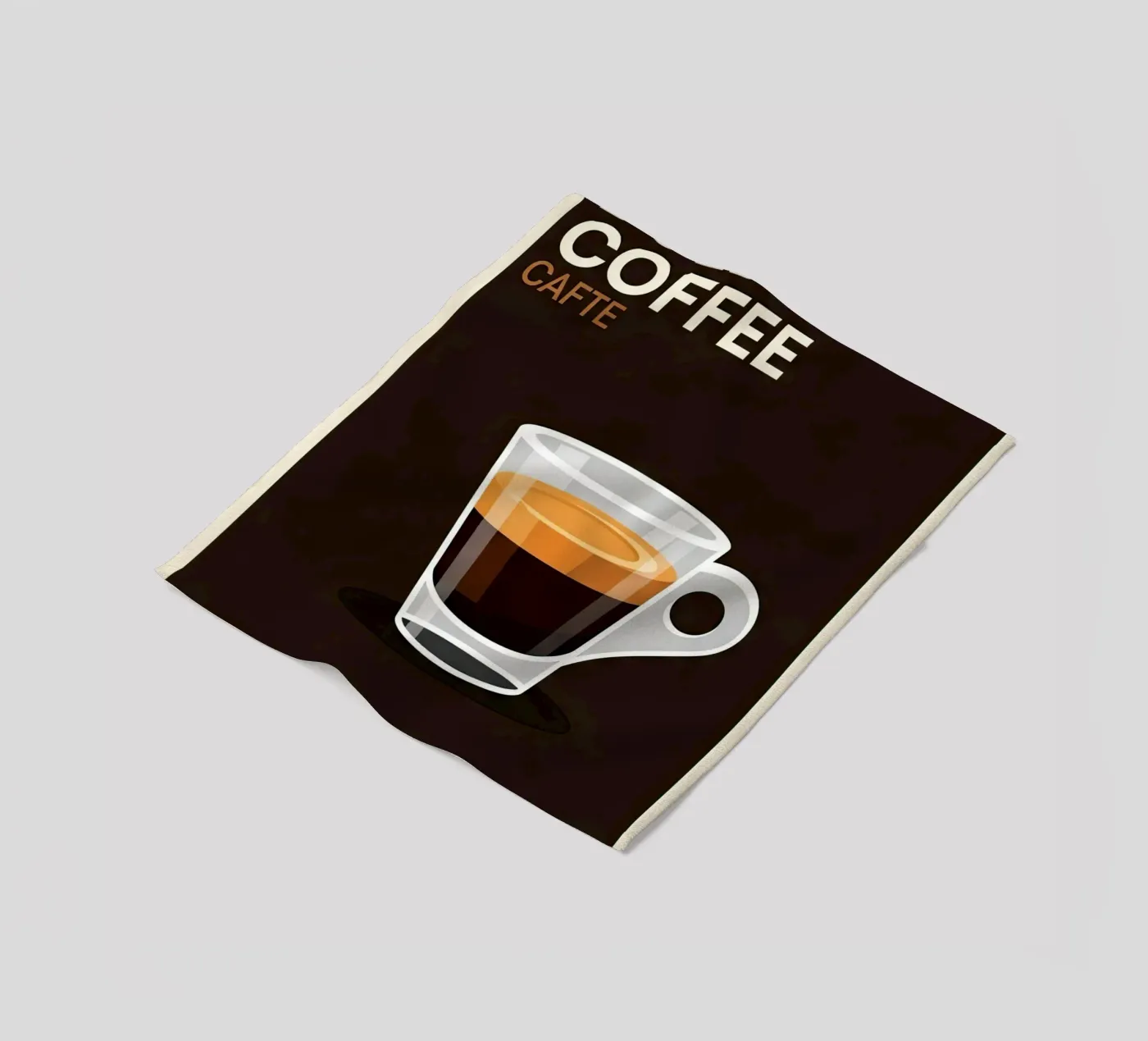 Espresso Fleecedecke von LIFESTYLE OBJECTS