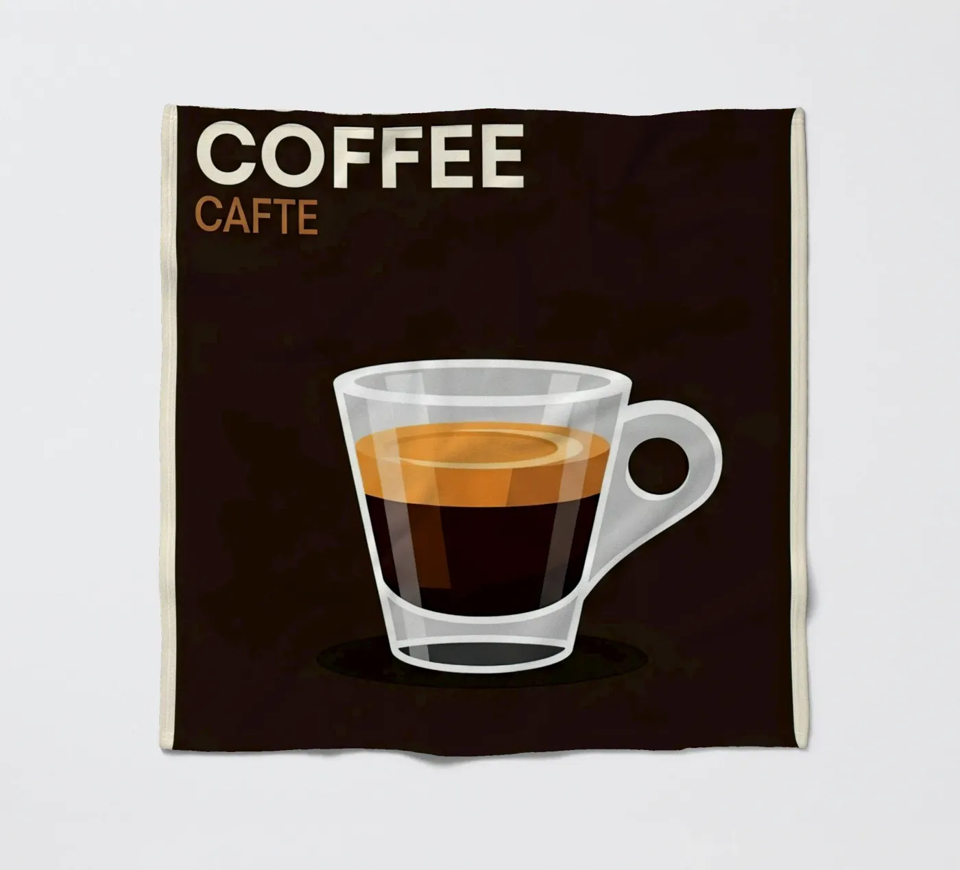 Espresso Fleecedecke von LIFESTYLE OBJECTS