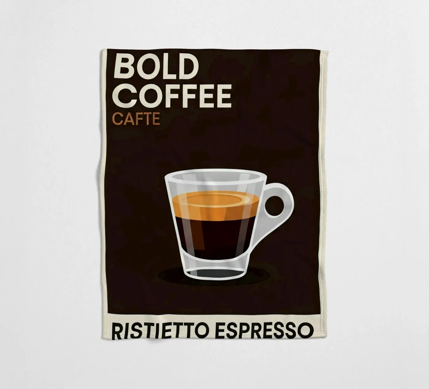 Espresso Fleecedecke von LIFESTYLE OBJECTS