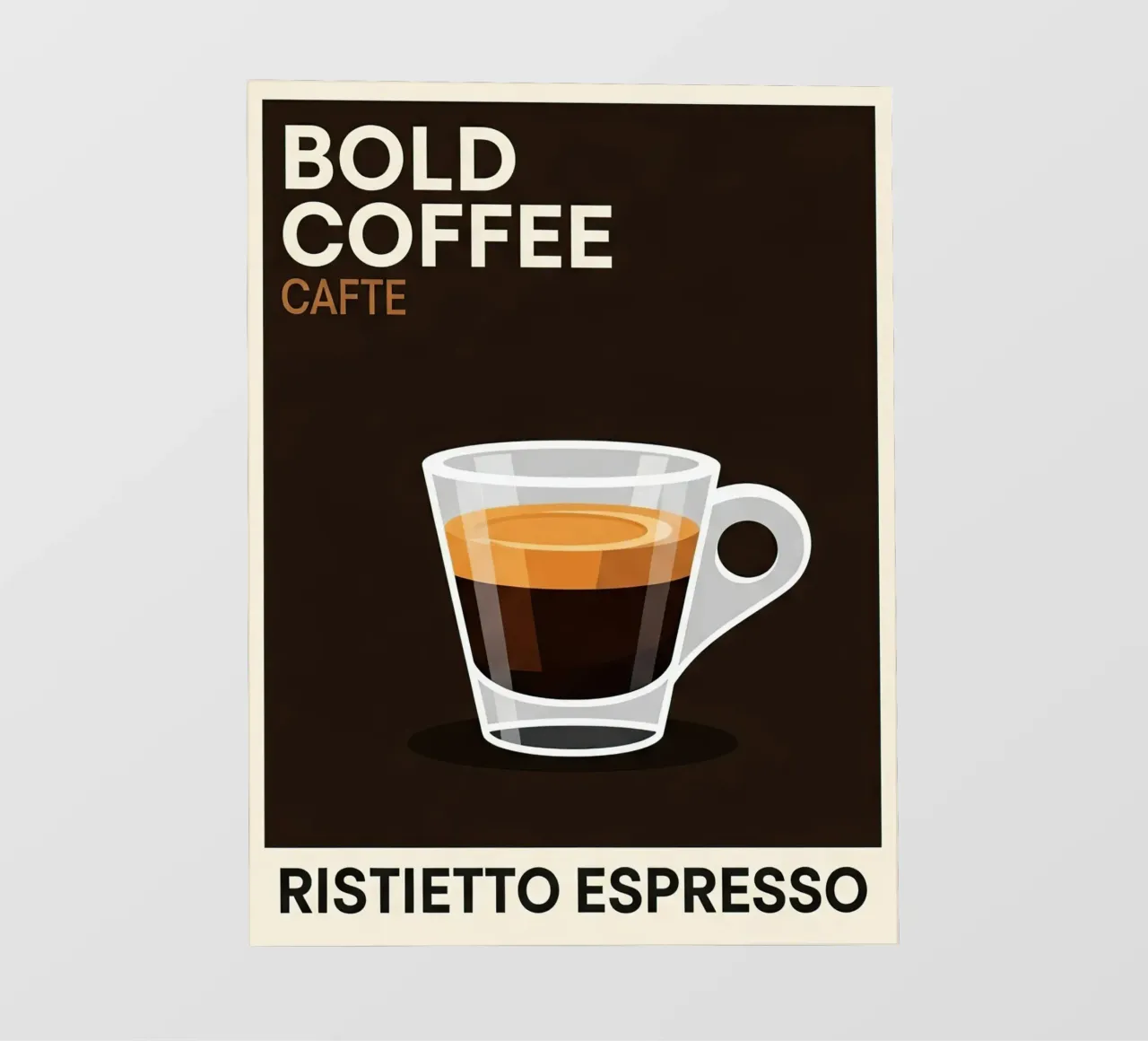 ristretto espresso pellicola backlit da LIFESTYLE OBJECTS