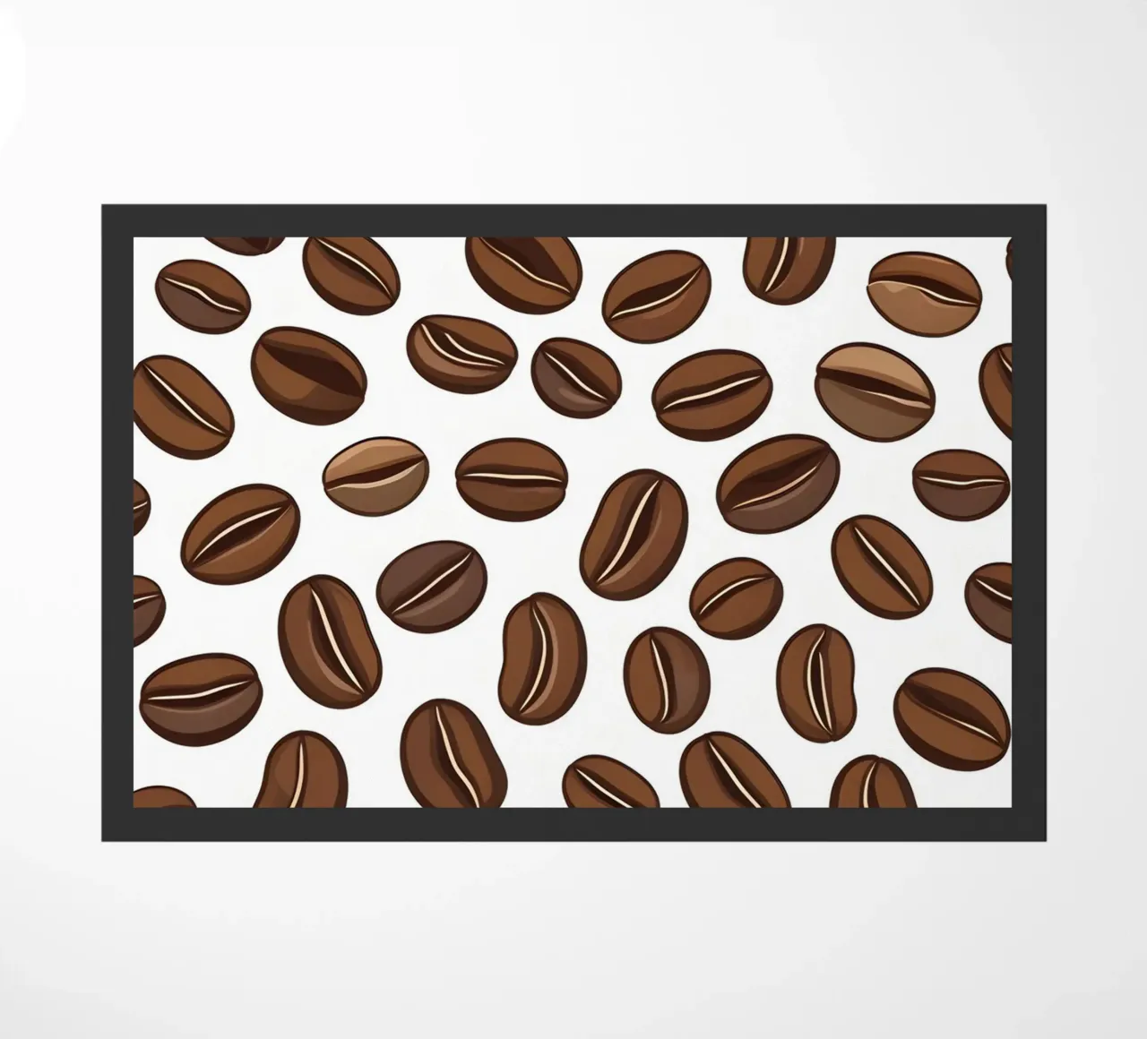 Coffee beans pattern doormat by LIFESTYLE OBJECTS