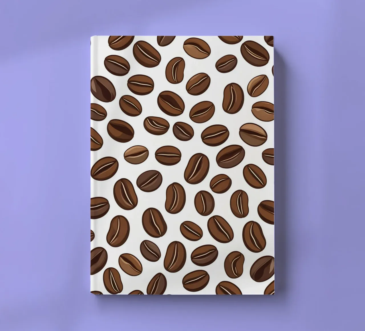 Coffee beans pattern notebook by LIFESTYLE OBJECTS